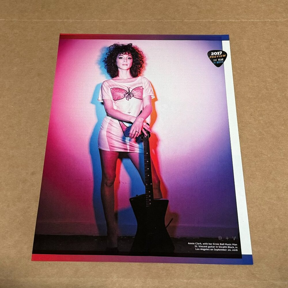 St. Vincent - Annie Clark - Music Print Ad Photo #2 - 2017